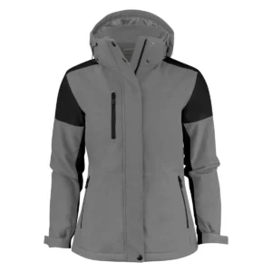 Chaqueta mujer PRINTER PRIME PADDED SOFTSHELL 2261072, Antracita/Negro, vista frontal