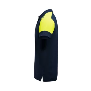 Polo hombre PRINTER PRIME PRIME POLO 2265024, Marino/Neon amarillo, lateral izquierdo