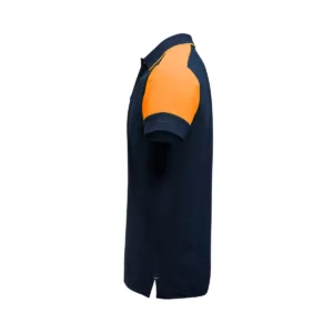Polo hombre PRINTER PRIME PRIME POLO 2265024, Marino/Neon naranja, lateral izquierdo