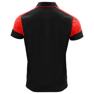 Polo hombre PRINTER PRIME PRIME POLO 2265024, Negro/Rojo, vista posterior