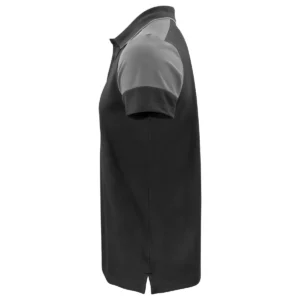 Polo hombre PRINTER PRIME PRIME POLO 2265024, Negro/Antracita, vista lateral