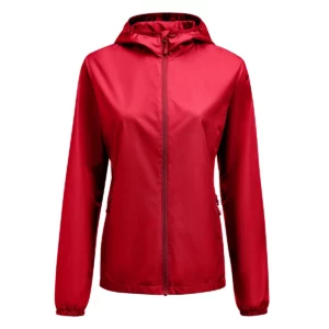 Cortaviento mujer PRINTER RED GRAB WINDBREAKER WOMEN 2261080, Rojo, vista frontal