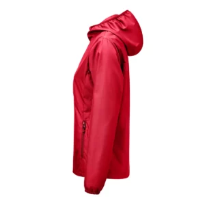 Cortaviento mujer PRINTER RED GRAB WINDBREAKER WOMEN 2261080, Rojo, lateral izquierdo