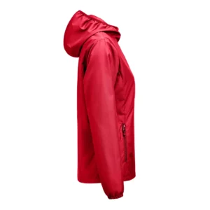 Cortaviento mujer PRINTER RED GRAB WINDBREAKER WOMEN 2261080, Rojo, lateral derecho