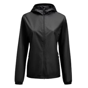Cortaviento mujer PRINTER RED GRAB WINDBREAKER WOMEN 2261080, Negro, vista frontal