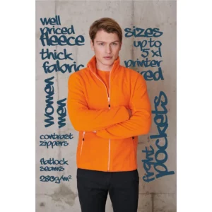 Chaqueta polar hombre PRINTER RED ROCKET 2261502, vista frontal con modelo