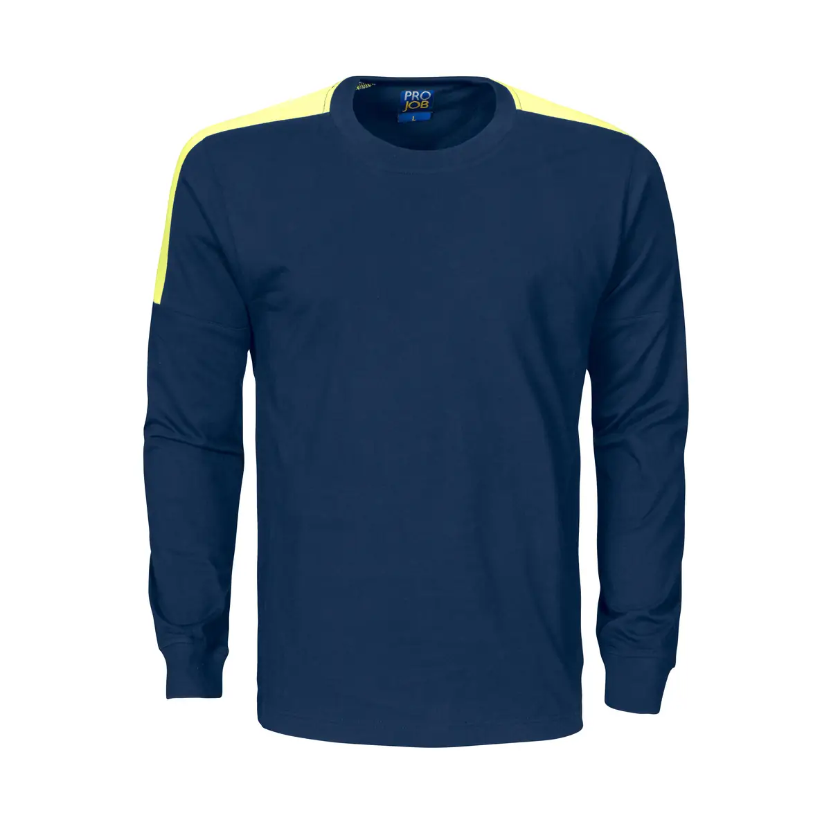 Camiseta de manga larga hombre PROJOB 2020 642020 3 Camiseta de manga larga hombre PROJOB 2020 642020, Marino/Amarillo, vista frontal