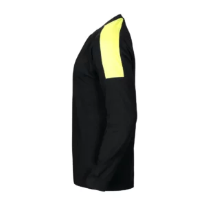 Camiseta de manga larga hombre PROJOB 2020 642020, Negro/Amarillo, lateral izquierdo