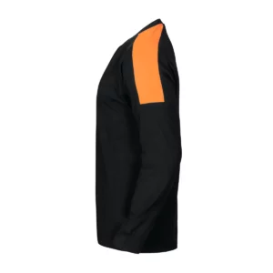 Camiseta de manga larga hombre PROJOB 2020 642020, Negro/Naranja, lateral izquierdo