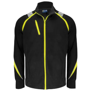 Chaqueta polar hombre PROJOB 2328 642328, Negro/Amarillo, vista frontal