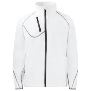 Chaqueta softshell para hombre PROJOB 2422 642422, Blanco, vista frontal