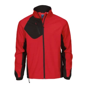 Chaqueta softshell para hombre PROJOB 2422 642422, Rojo, vista frontal