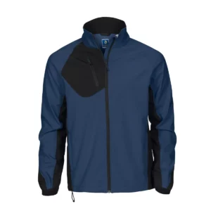 Chaqueta softshell para hombre PROJOB 2422 642422, Marino, vista frontal