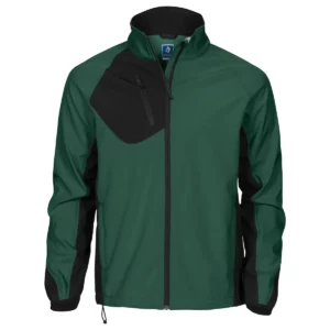 Chaqueta softshell para hombre PROJOB 2422 642422, Forest green, vista frontal