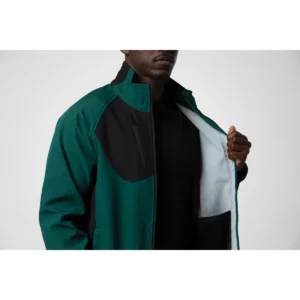 Chaqueta softshell para hombre PROJOB 2422 642422, con modelo, detalle del interior