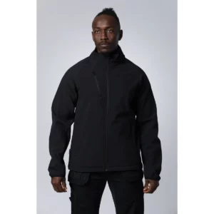 Chaqueta softshell para hombre PROJOB 2422 642422, con modelo, vista frontal