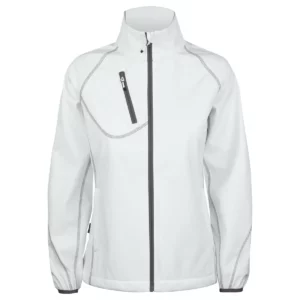 Chaqueta softshell para mujer PROJOB 2423 642423, Blanco, vista frontal