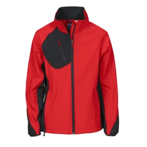 Chaqueta softshell para mujer PROJOB 2423 642423, Rojo, vista frontal