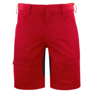 Pantalón corto elástico hombre PROJOB 2522 642522, Rojo, vista frontal