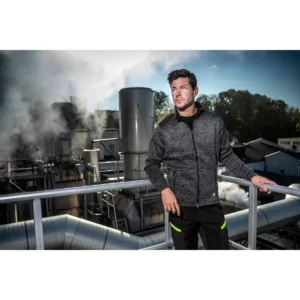 Chaqueta polar hombre PROJOB 3318 643318, con modelo en exterior