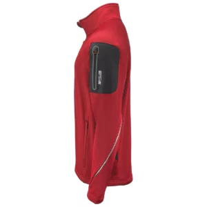 Chaqueta polar hombre PROJOB 3319 643319, Rojo, lateral izquierdo