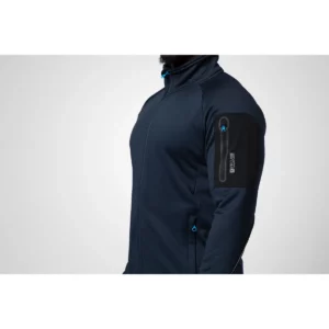 Chaqueta polar hombre PROJOB 3319 643319, con modelo, detalle de la manga