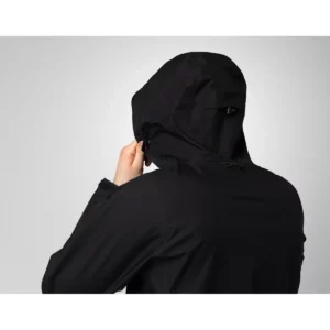Chaqueta impermeable para hombre PROJOB 3425 VENTAIR 643425, con modelo, detalle posterior de la capucha