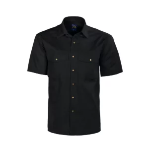 Camisa de manga corta hombre PROJOB 4201 644201, Negro, vista frontal