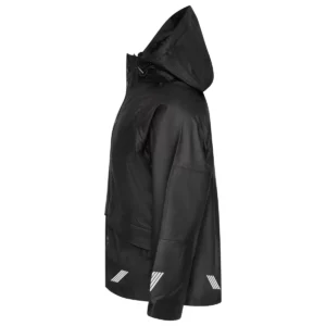 Chaqueta impermeable para hombre PROJOB 4430 644430, Negro, lateral izquierdo