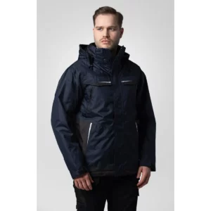 Chaqueta hombre PROJOB 4440 644440 / Chaqueta acolchada hombre PROJOB 4441 644441, vista frontal con modelo