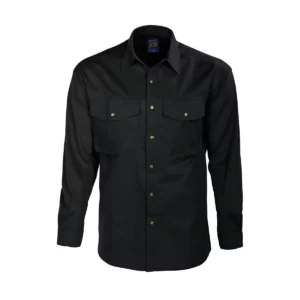 Camisa hombre PROJOB 5203 645203, Negro, vista frontal
