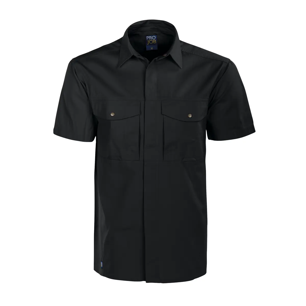 Camisa de manga corta hombre PROJOB 5205 645205 1 Camisa de manga corta hombre PROJOB 5205 645205, Negro, vista frontal