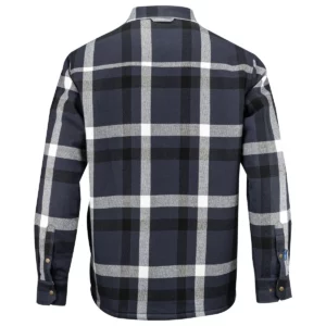 Camisa acolchada hombre PROJOB 5213 645213, Marino, vista posterior