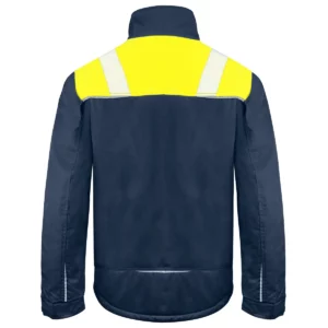 Chaqueta acolchada hombre PROJOB 5428 645428, Amarillo/Marino, vista posterior