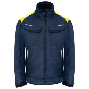Chaqueta acolchada hombre PROJOB 5428 645428, Amarillo/Marino, vista frontal