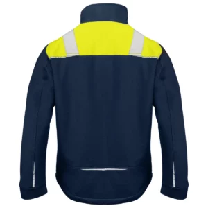 Chaqueta acolchada hombre PROJOB 5438 645438, Marino/Amarillo, vista posterior