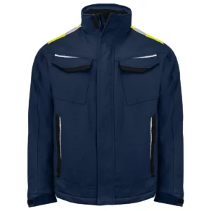 Chaqueta acolchada hombre PROJOB 5438 645438, Marino/Amarillo, vista frontal
