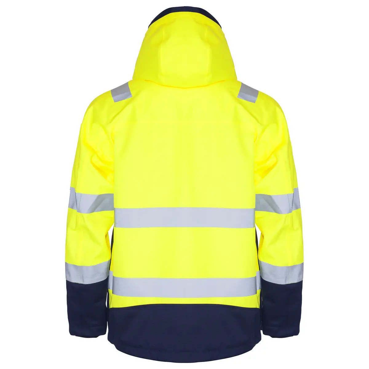 Chaqueta impermeable hombre PROJOB 6455 646455 3 Chaqueta impermeable hombre PROJOB 6455 646455, Amarillo/Marino, vista posterior