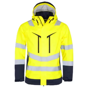 Chaqueta impermeable hombre PROJOB 6455 646455, Amarillo/Marino, vista frontal