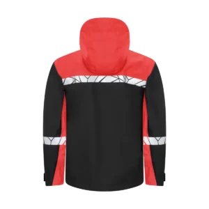 Chaqueta hombre PROJOB PROGRESSION 7414 647414, Negro/Rojo, vista posterior