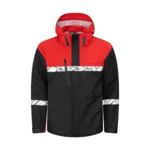 Chaqueta hombre PROJOB PROGRESSION 7414 647414, Negro/Rojo, vista frontal
