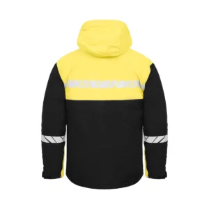 Chaqueta hombre PROJOB PROGRESSION 7415 647415, Negro/Amarillo, vista posterior