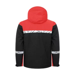 Chaqueta hombre PROJOB PROGRESSION 7415 647415, Negro/Rojo, vista posterior