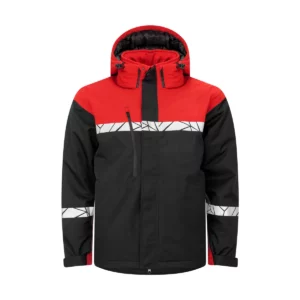 Chaqueta hombre PROJOB PROGRESSION 7415 647415, Negro/Rojo, vista frontal