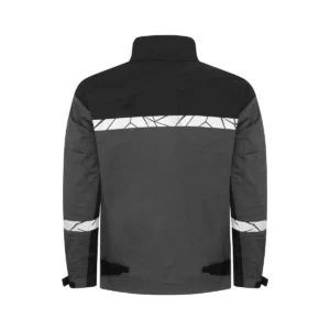 Chaqueta unisex PROJOB PROGRESSION 7416 647416, Gris/Negro, vista posterior
