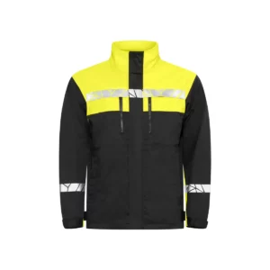 Chaqueta unisex PROJOB PROGRESSION 7416 647416, Negro/Amarillo, vista frontal