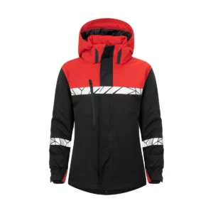 Chaqueta mujer PROJOB PROGRESSION 7420 647420, Negro/Rojo, vista frontal