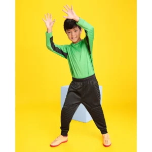 Pantalón largo de portero Roly Bayern 0552, negro, vista infantil con modelo