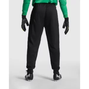 Pantalón largo de portero Roly Bayern 0552, negro, vista posterior con modelo