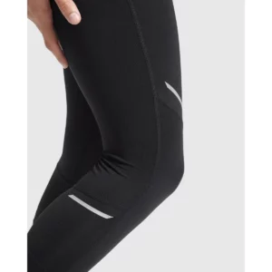 Malla media pierna mujer Roly Icaria Woman 6695, negro, detalle de la pierna con modelo